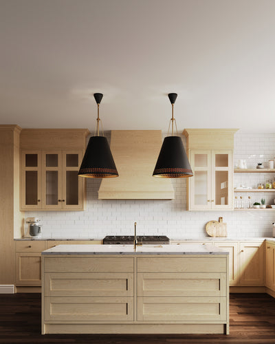 Brickell 20-in Steel Pendant