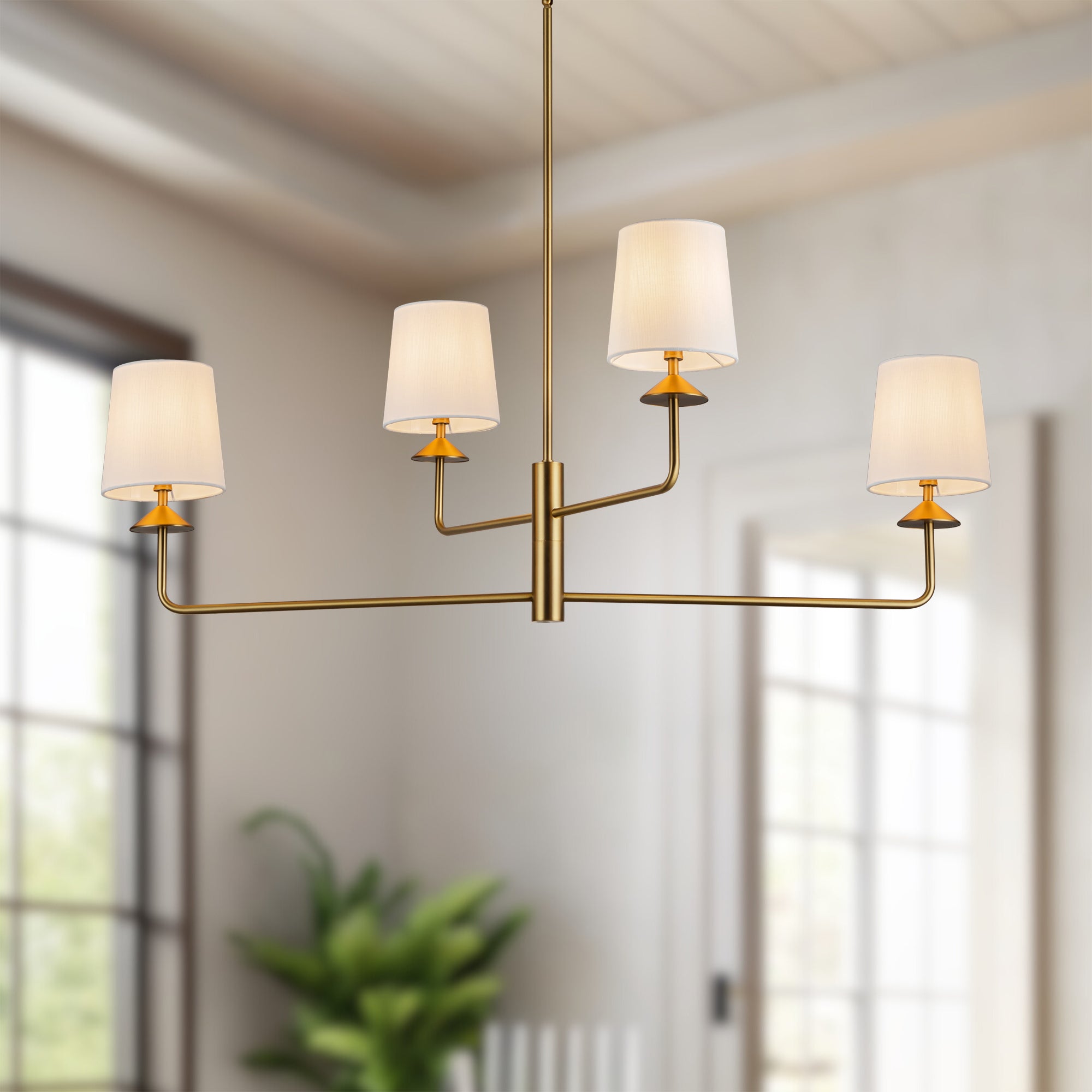 Bridgette 45-in Steel Chandelier