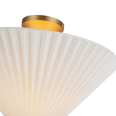 Bridgette 16-in Steel Semi-Flush Mount