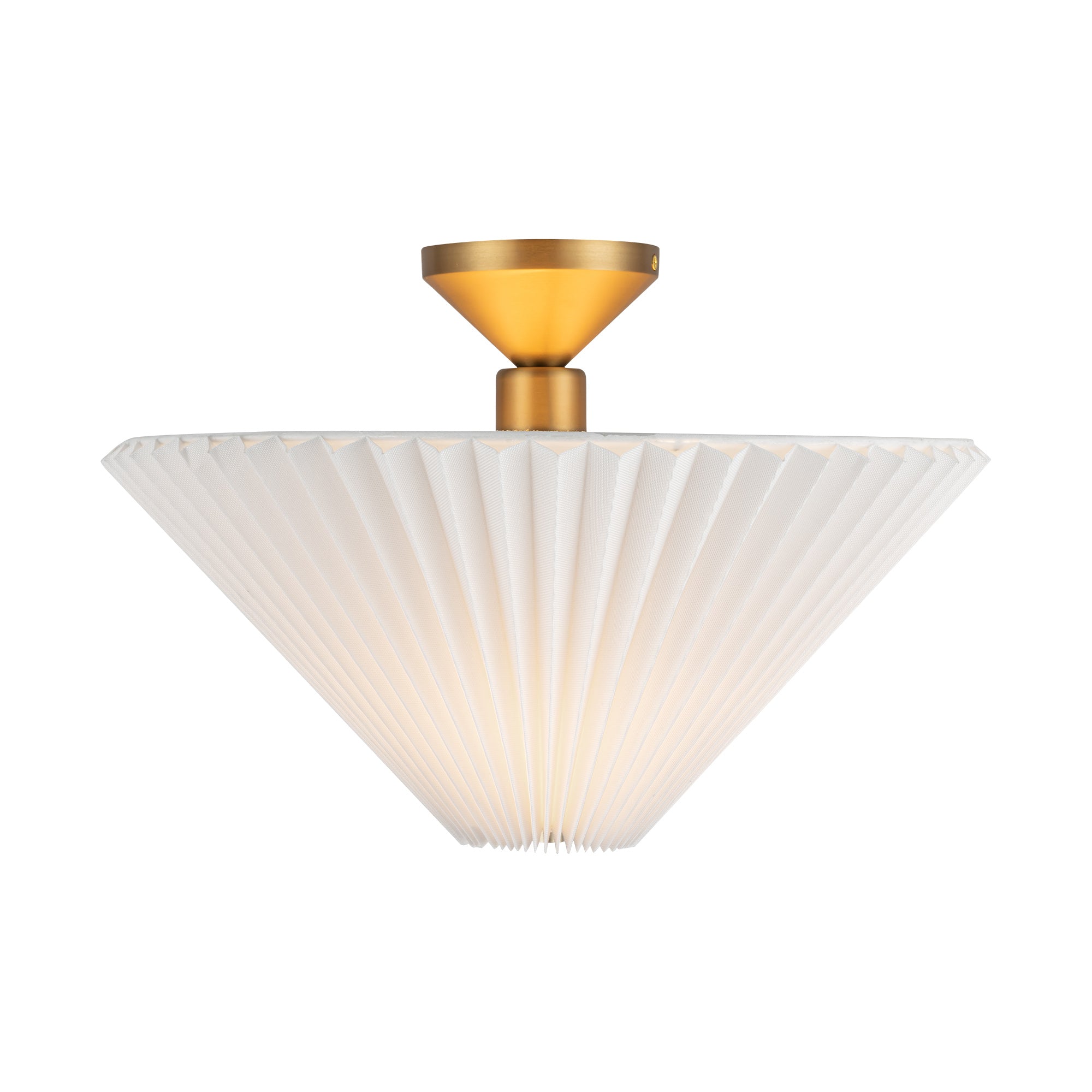 Bridgette 16-in Steel Semi-Flush Mount