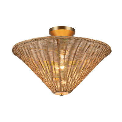 Bridgette 16-in Steel Semi-Flush Mount