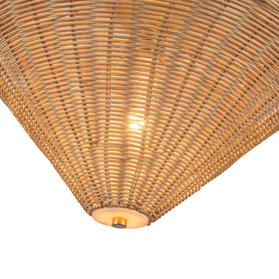 Bridgette 16-in Steel Semi-Flush Mount
