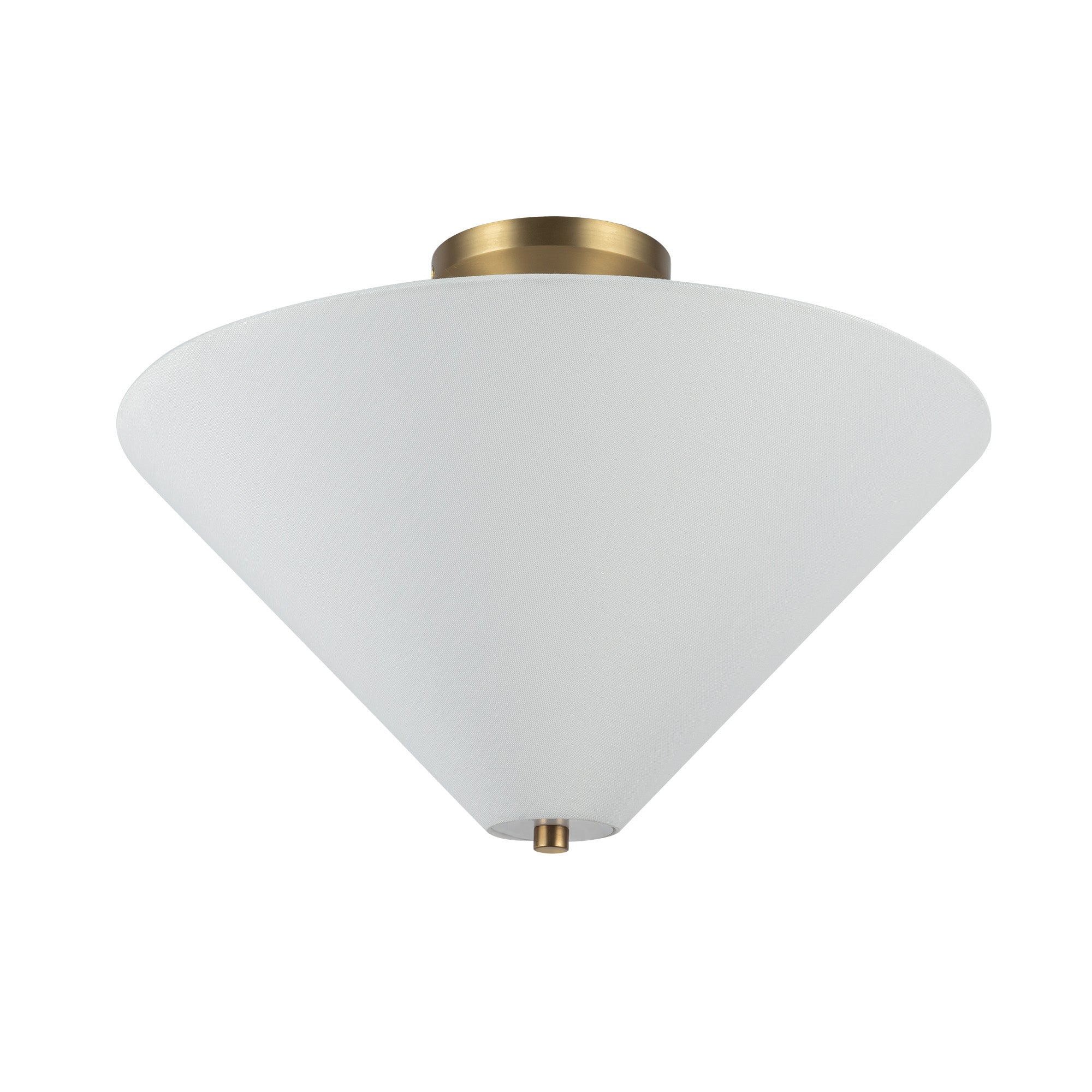 Bridgette 16-in Steel Semi-Flush Mount