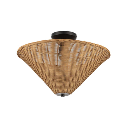 Bridgette 16-in Steel Semi-Flush Mount