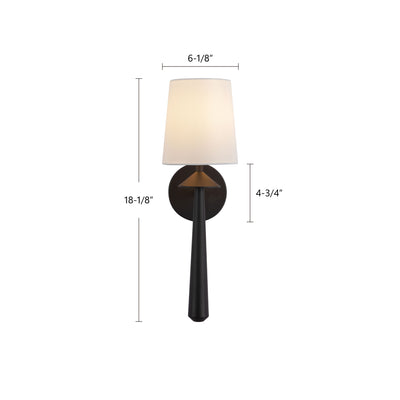 Bridgette 16-in Steel Vanity Light