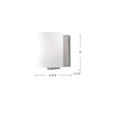 Bridgewater 5-in Steel Vanity Light