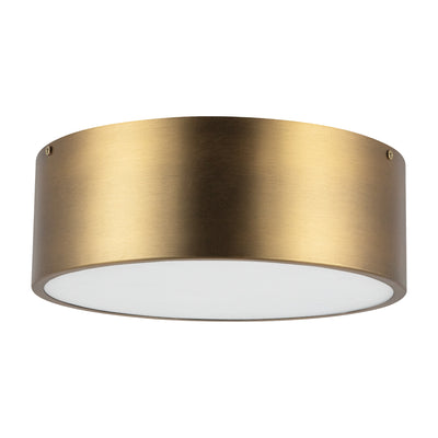 Brisbane 12-in 2 lights Steel Flush Mount