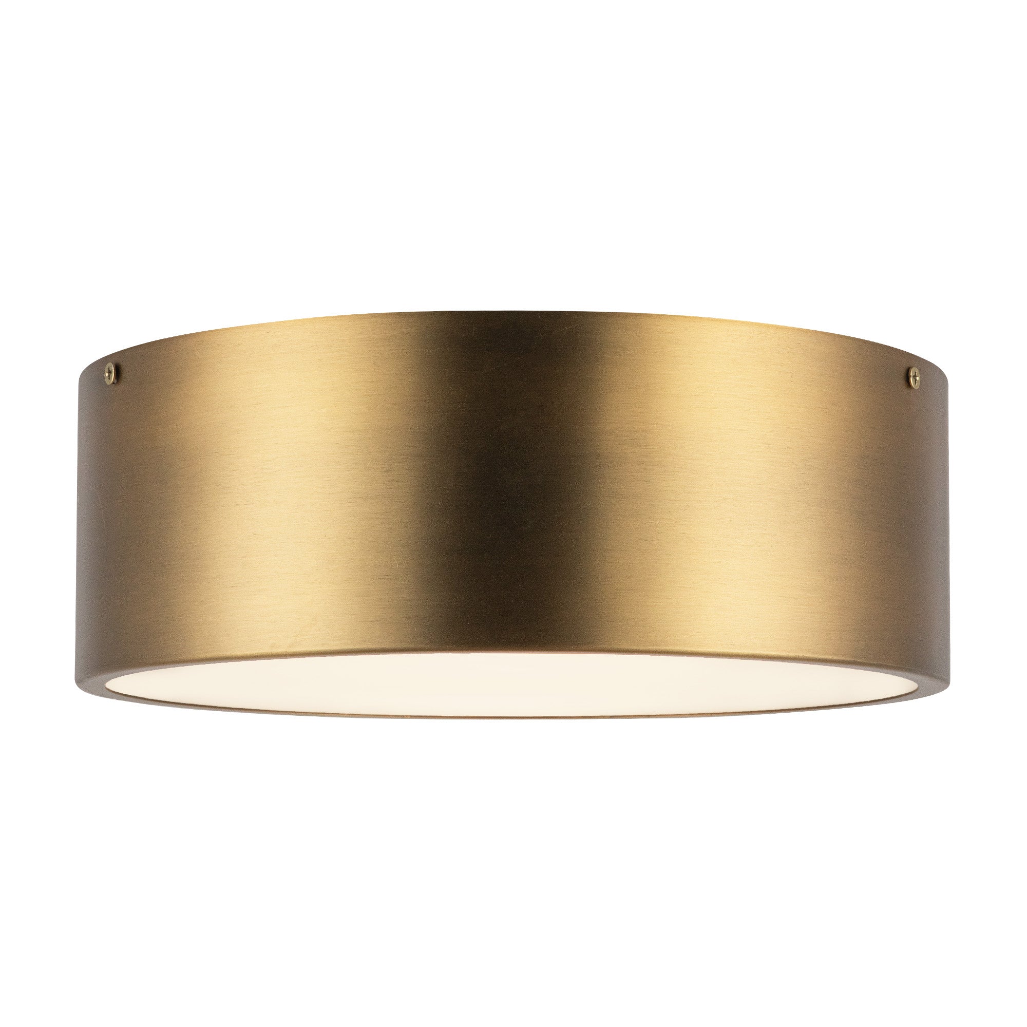 Brisbane 12-in 2 lights Steel Flush Mount