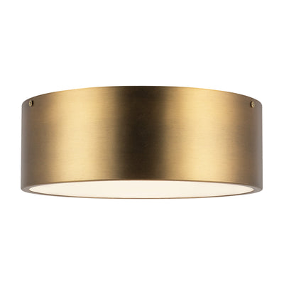 Brisbane 12-in 2 lights Steel Flush Mount