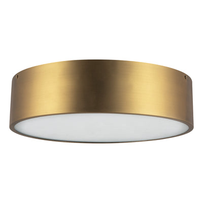 Brisbane 16-in 3 lights Steel Flush Mount