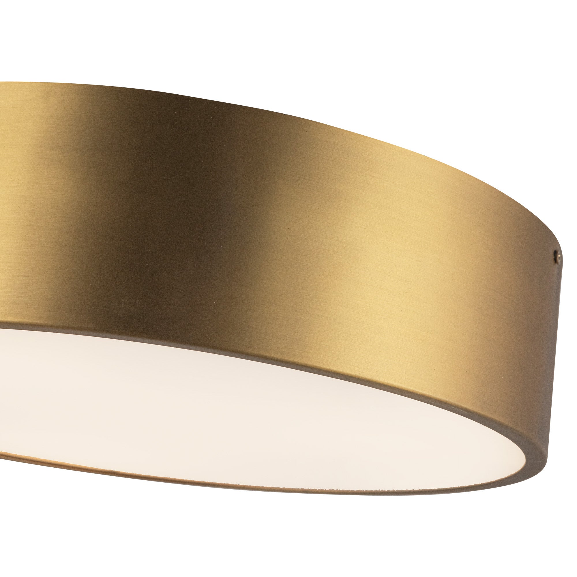 Brisbane 16-in 3 lights Steel Flush Mount