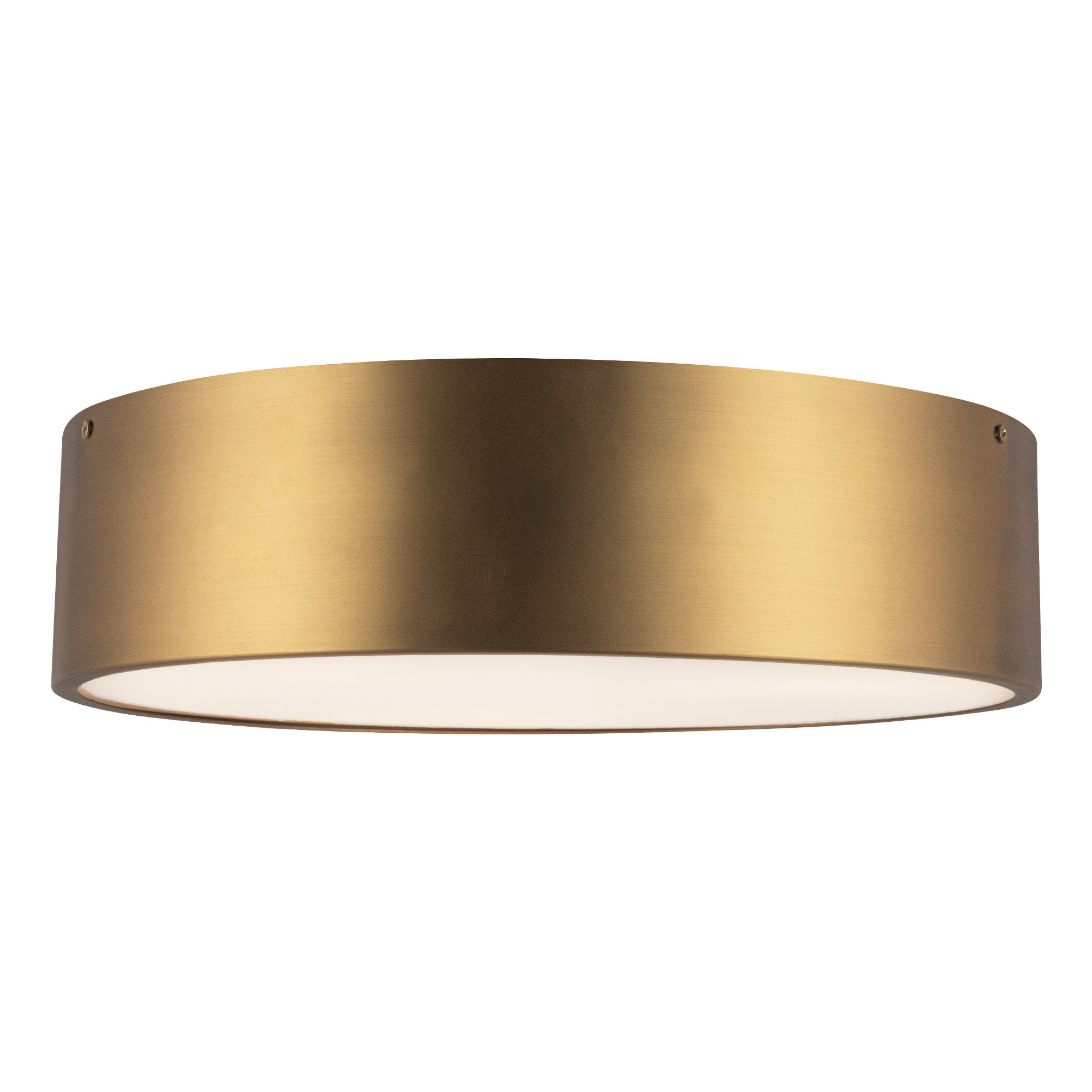 Brisbane 16-in 3 lights Steel Flush Mount