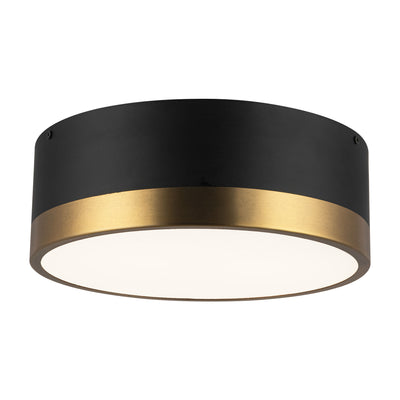 Brisbane 12-in Steel Flush Mount