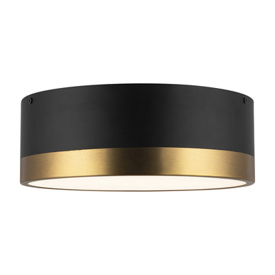 Brisbane 12-in Steel Flush Mount