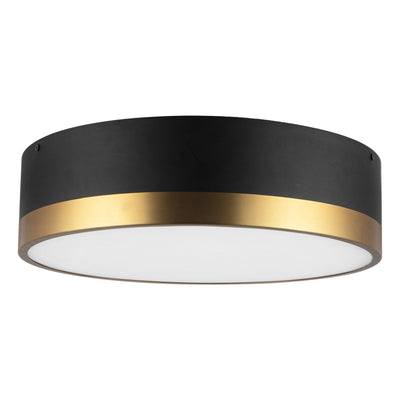 Brisbane 16-in Steel Flush Mount