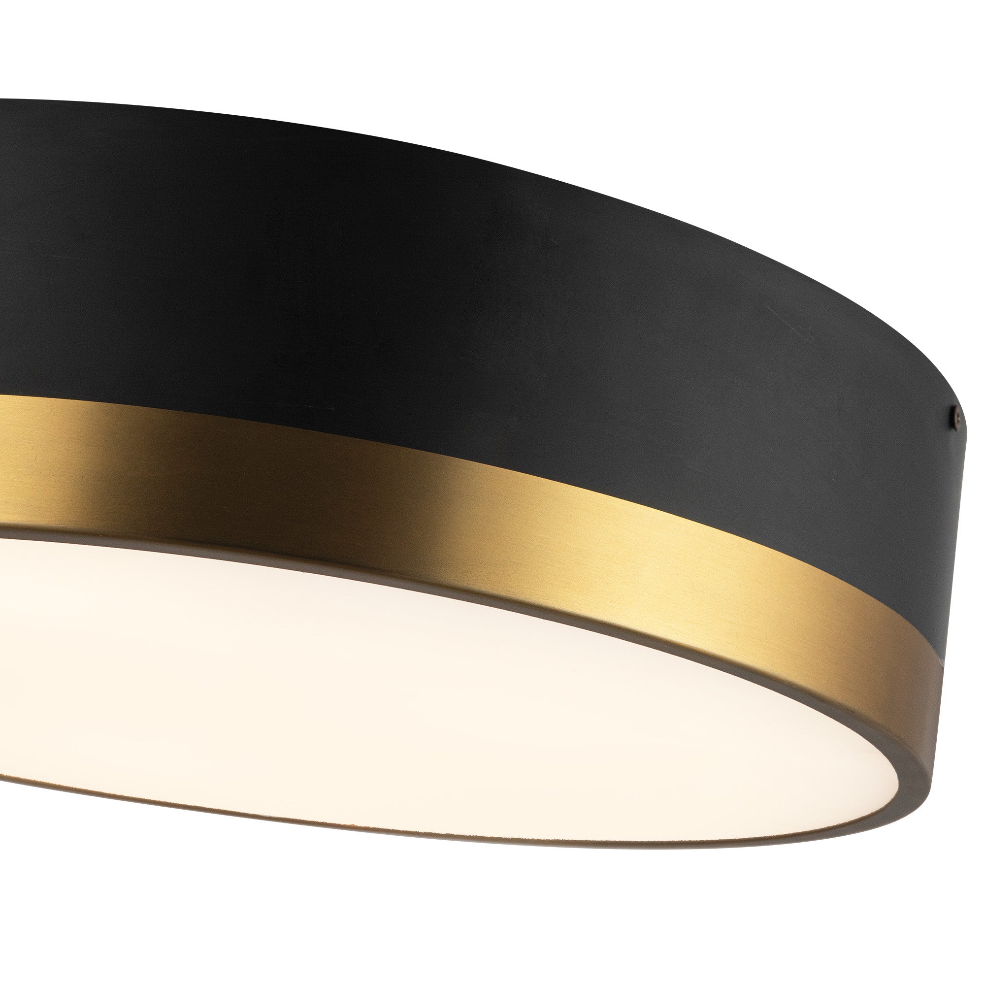 Brisbane 16-in Steel Flush Mount
