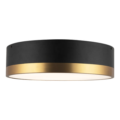 Brisbane 16-in Steel Flush Mount