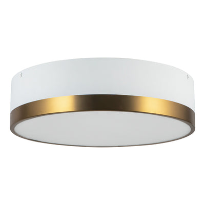 Brisbane 16-in Steel Flush Mount