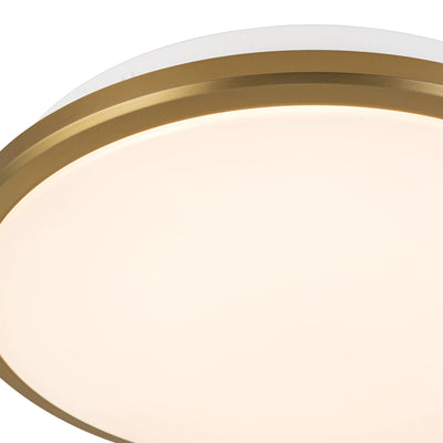 Brook 11-in Steel Flush Mount