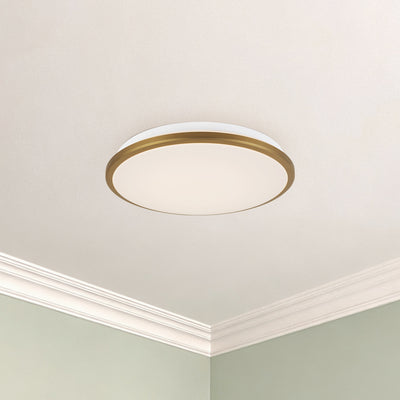 Brook 13-in Steel Flush Mount