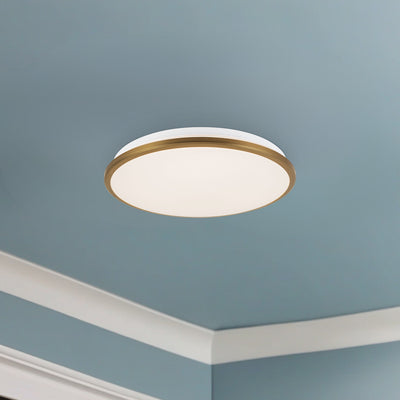 Brook 15-in Steel Flush Mount