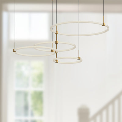 Bruni 55-in Aluminum Chandelier