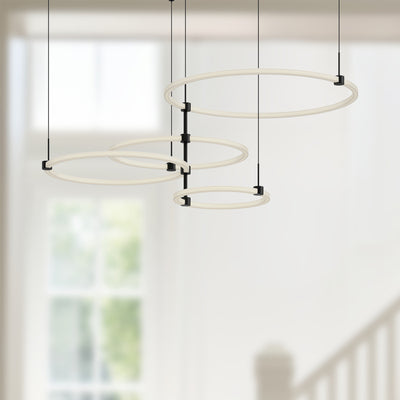 Bruni 55-in Aluminum Chandelier