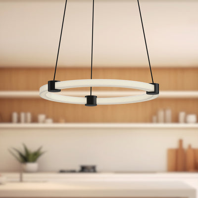 Bruni 16-in Aluminum Pendant