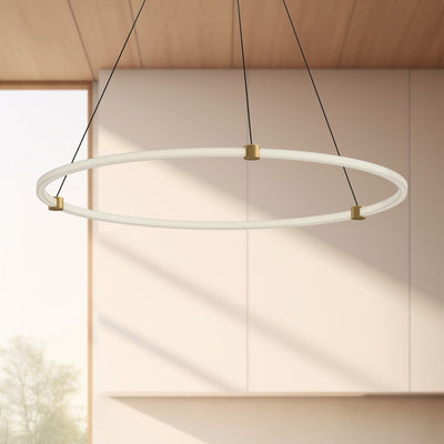 Bruni 40-in Aluminum Pendant