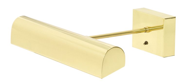 14-inch Classic Traditional Polished Brass Battery Picture Light