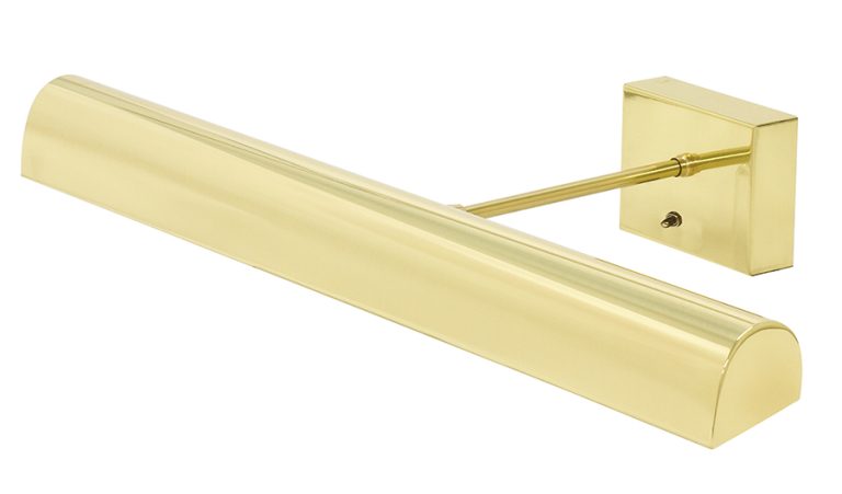 24-inch Classic Traditional Polished Brass Battery Picture Light