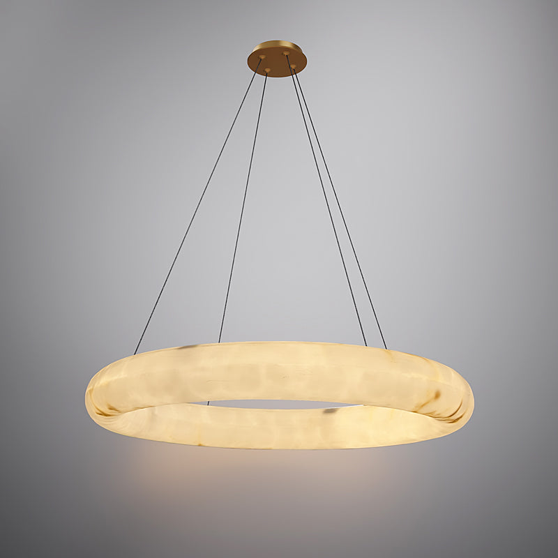 Marbella 30-in Chandelier Soft Aged Brass  Dimmable 35W