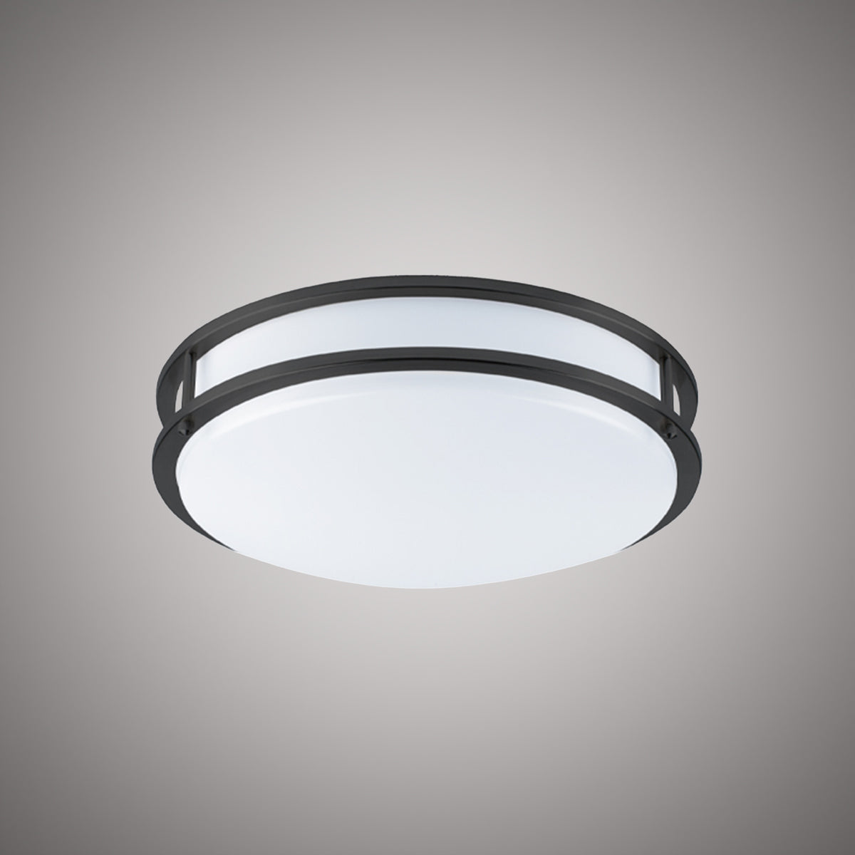 Metro 14-in  Matte Black  Dimmable 26W