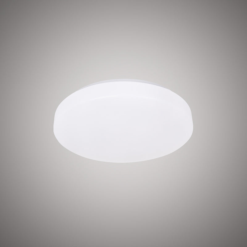 Form 11-in Flush Mount  White  Dimmable 20W