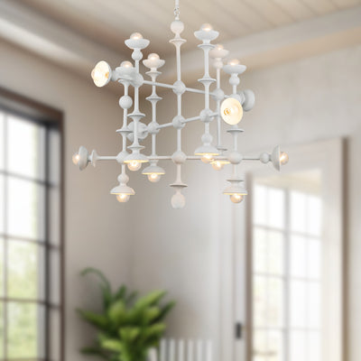 Cadence 29-in Steel Chandelier