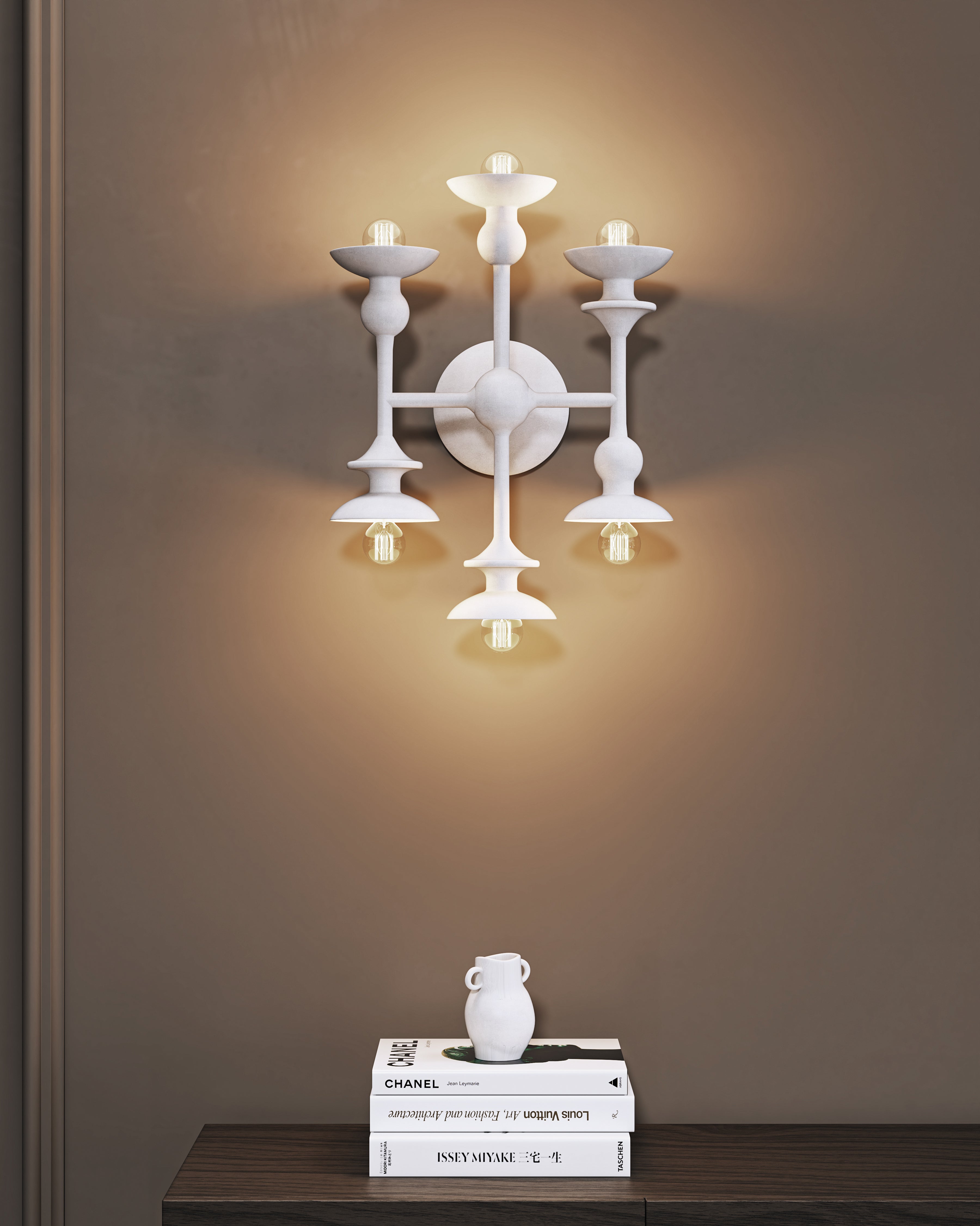 Cadence 11-in 6 Lights Steel Vanity Light