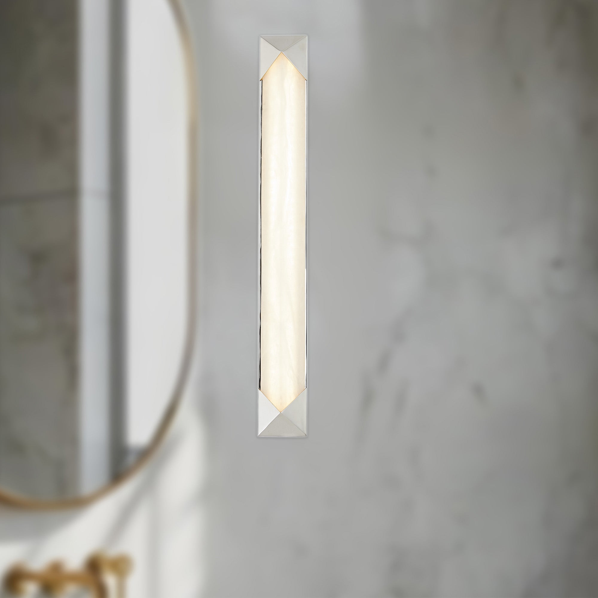 Caesar 25-in Steel Vanity Light