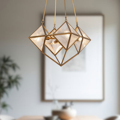 Cairo 21-in Steel Chandelier