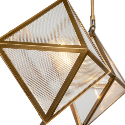 Cairo 21-in Steel Chandelier