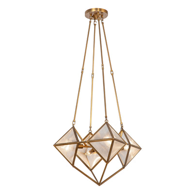 Cairo 21-in Steel Chandelier