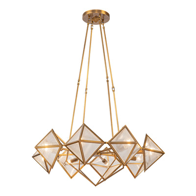 Cairo 30-in Steel Chandelier