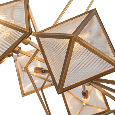 Cairo 30-in Steel Chandelier