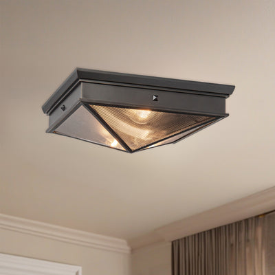 Cairo 15-in Steel Flush Mount
