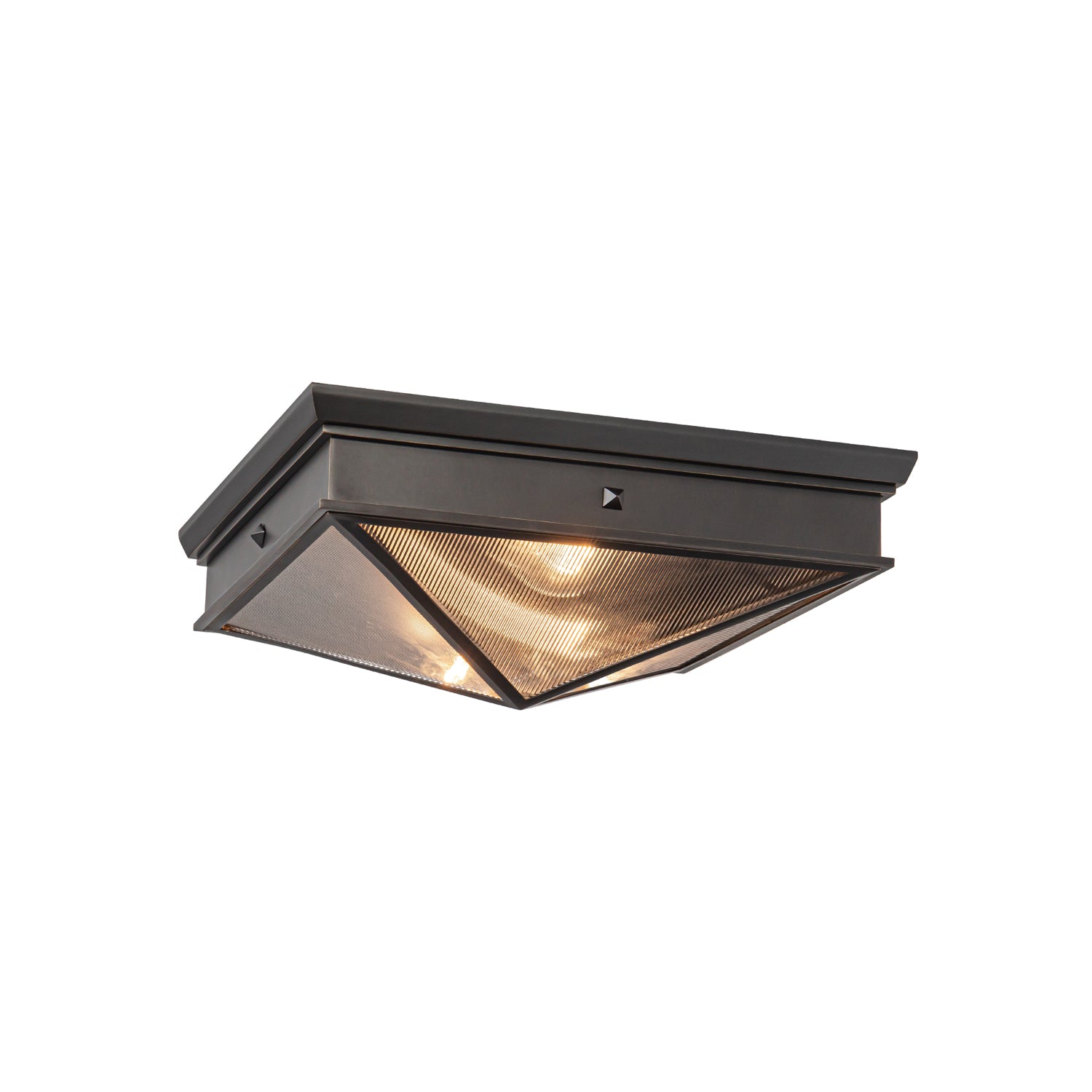 Cairo 15-in Steel Flush Mount