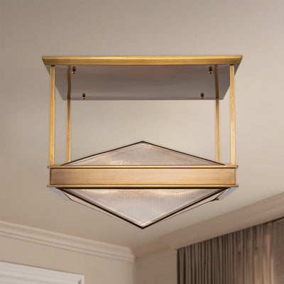 Cairo 19-in Steel Semi-Flush Mount