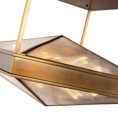 Cairo 19-in Steel Semi-Flush Mount