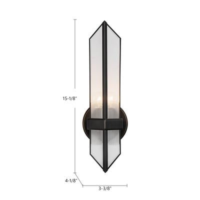 Cairo 4-in Steel Vanity Light