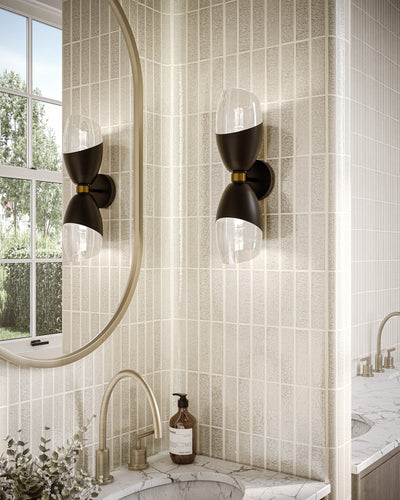 Capri 5-in 2 Lights Steel Vanity Light