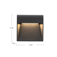Casa 5-in Aluminum Outdoor Wall Sconce
