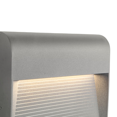 Casa 9-in Steel Outdoor Step Light